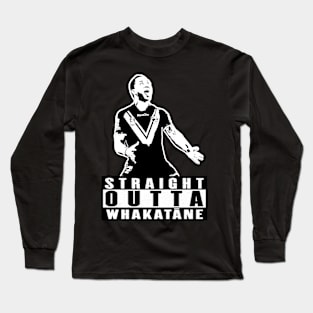 New Zealand Kiwis - Benji Marshall - STRAIGHT OUTTA WHAKATANE Long Sleeve T-Shirt